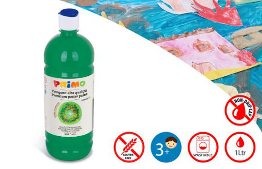 Picture of PRIMO 1000ML POSTER PAINT GREEN DARK